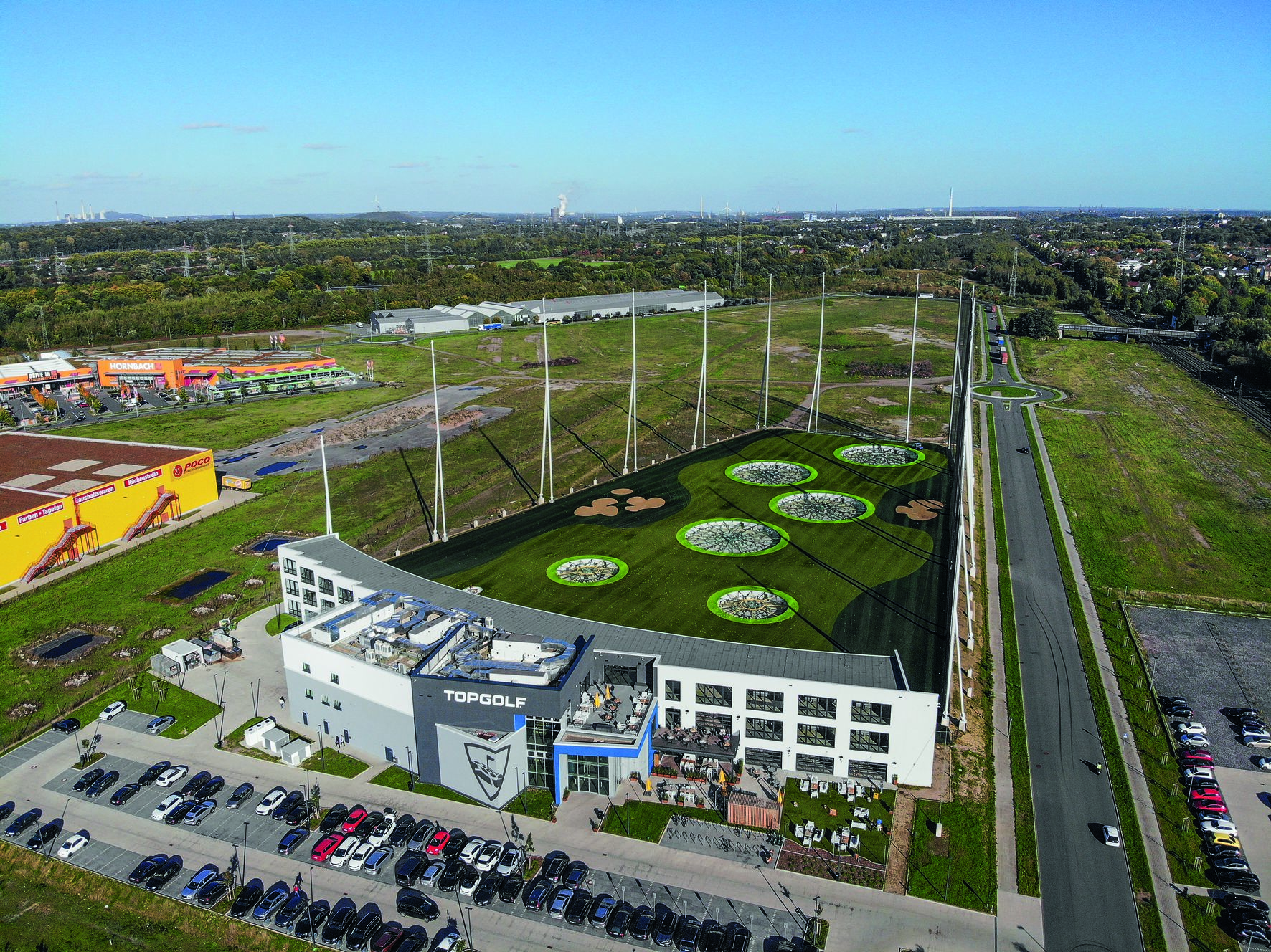 Overview TOPGOLF Oberhausen